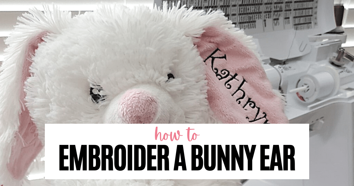 How To Embroider Bunny Ears & Other Stuffed Animals