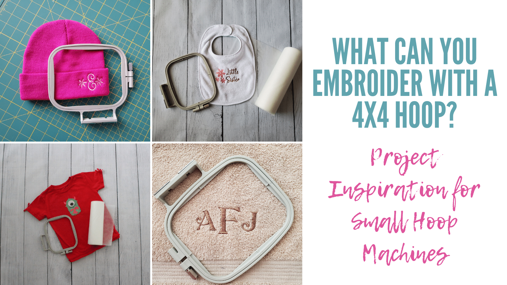 What Can You Embroider With A 4x4 Hoop? Ideas & Inspiration