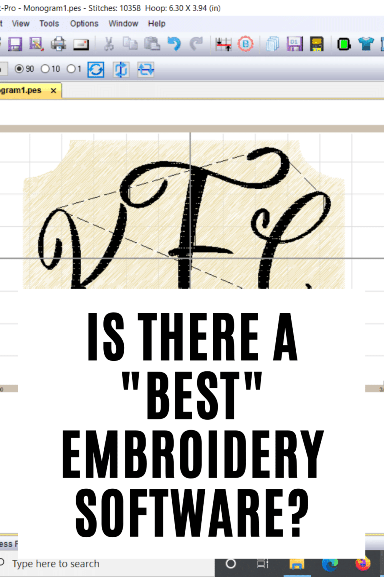 6 Best Embroidery Digitizing Software