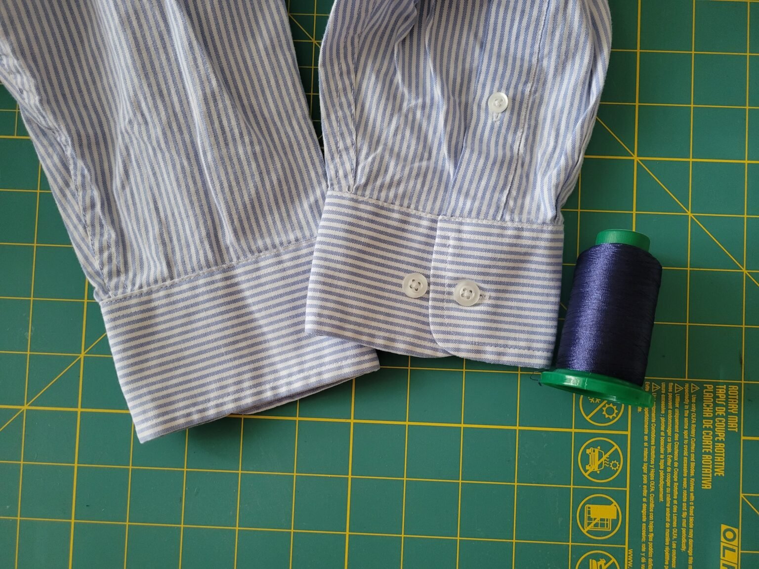 How To Embroider A Monogram On Men's Shirt Cuffs