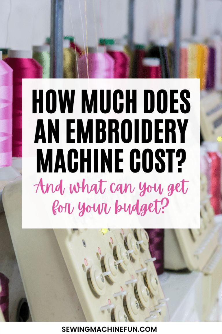How Much Is An Embroidery Machine?