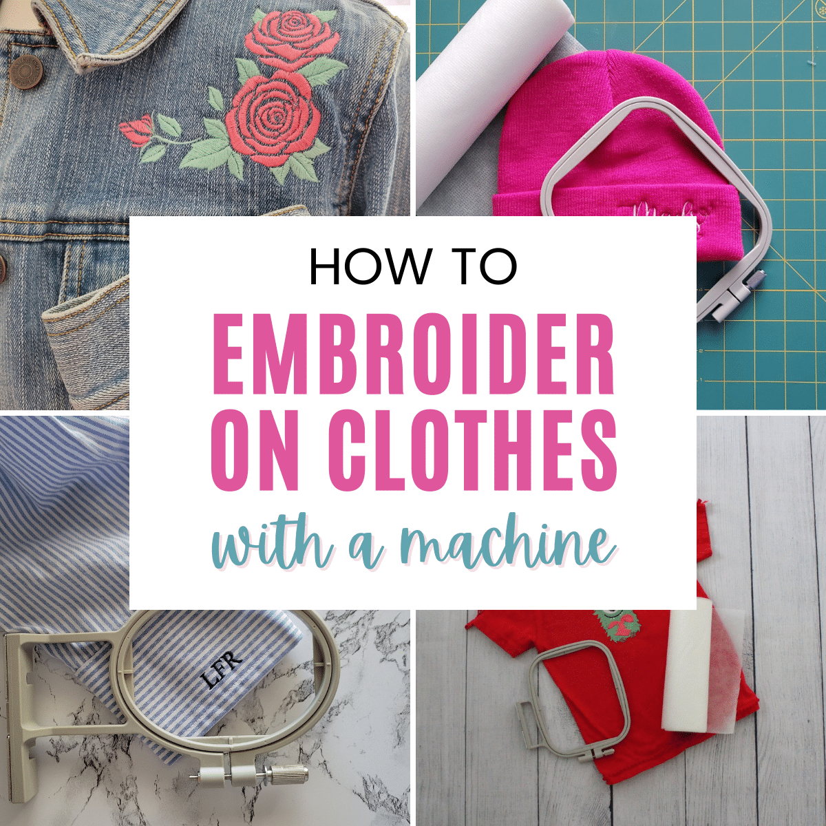 How To Embroider Clothes With A Machine (For Beginners)