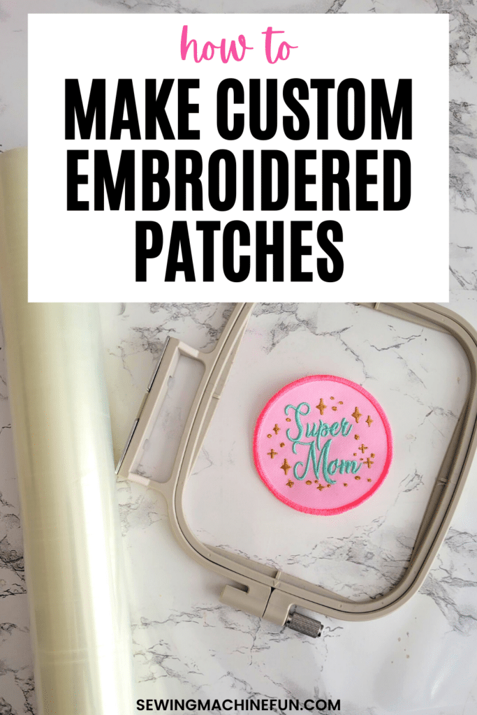 How To Make Embroidered Patches With Your Machine