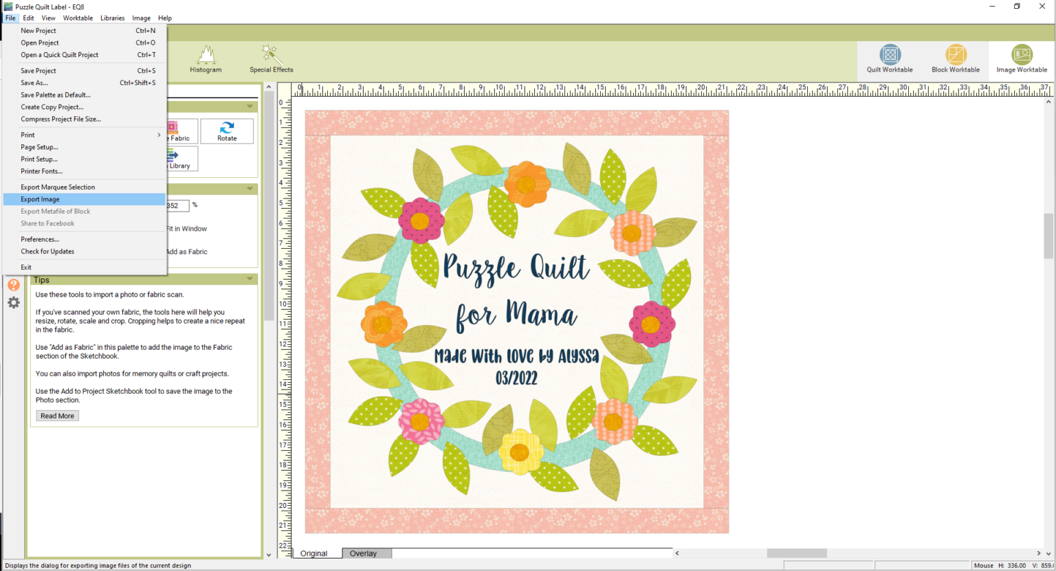 How To Make Fabric Quilt Labels With The Cricut Maker