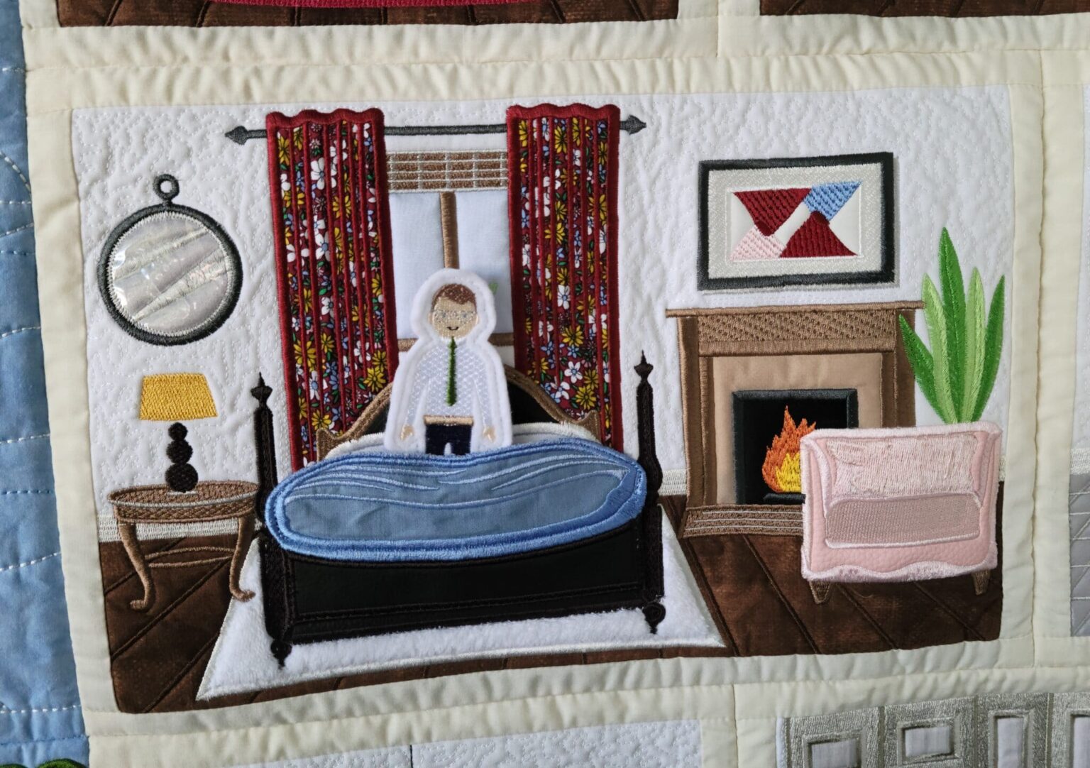 My Anita Goodesign Dollhouse Quilt! (Tips + Finished Pics)