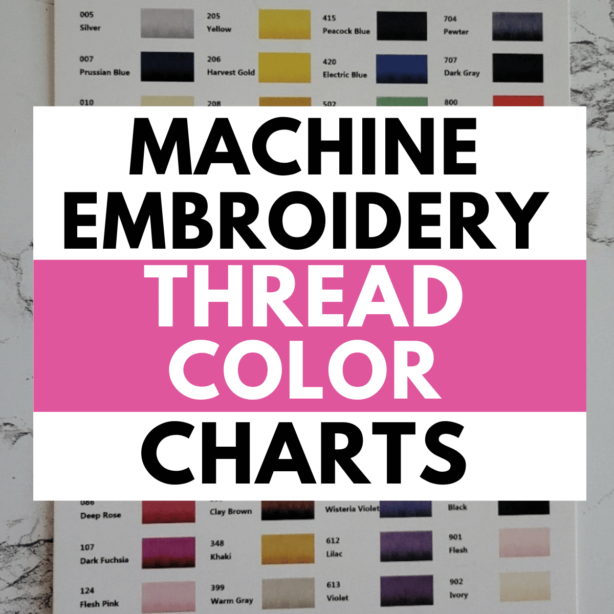 Isacord Machine Embroidery Thread Chart At Arnold Frazier Blog