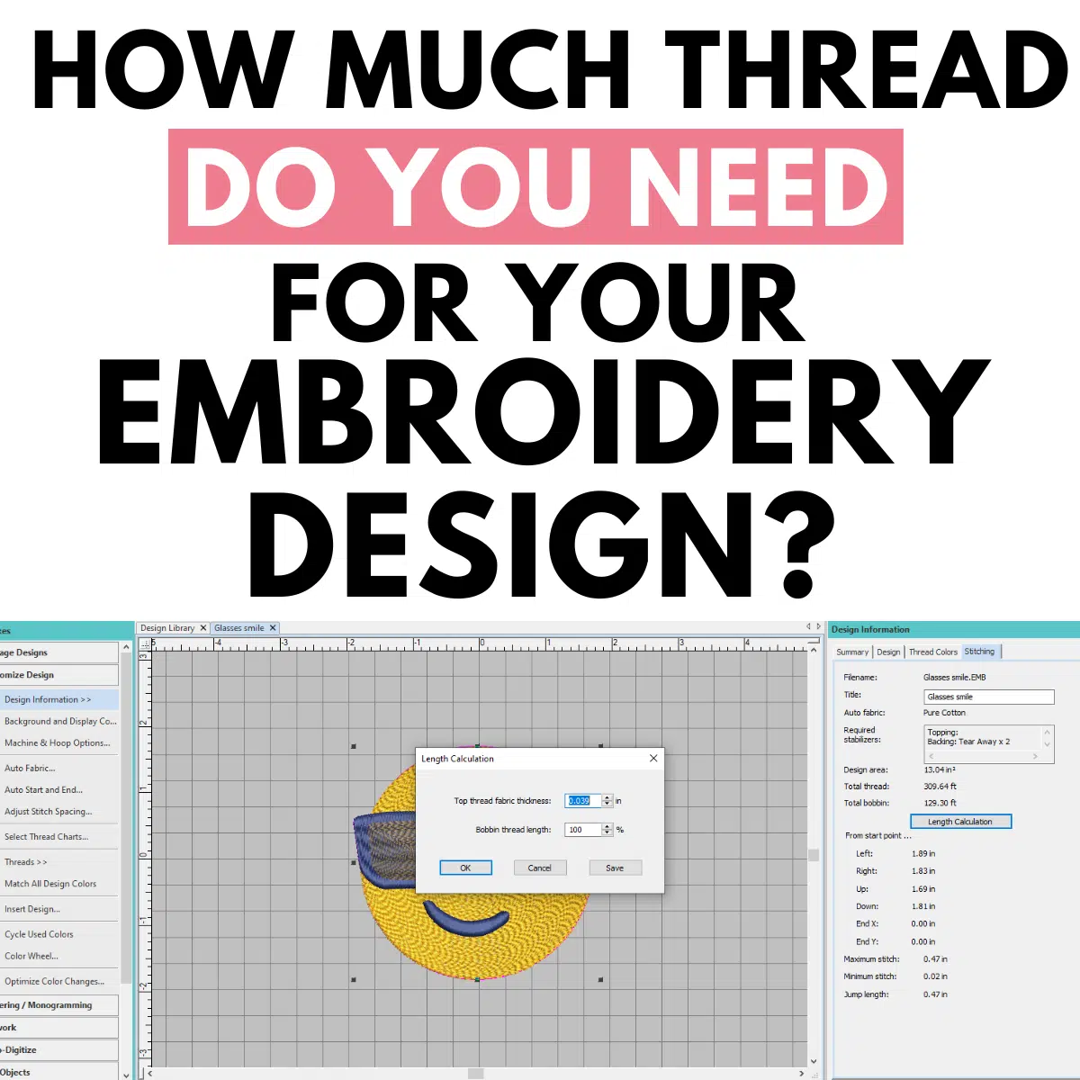 Stitching Thread Calculation Tutorials (Tips And Tricks)