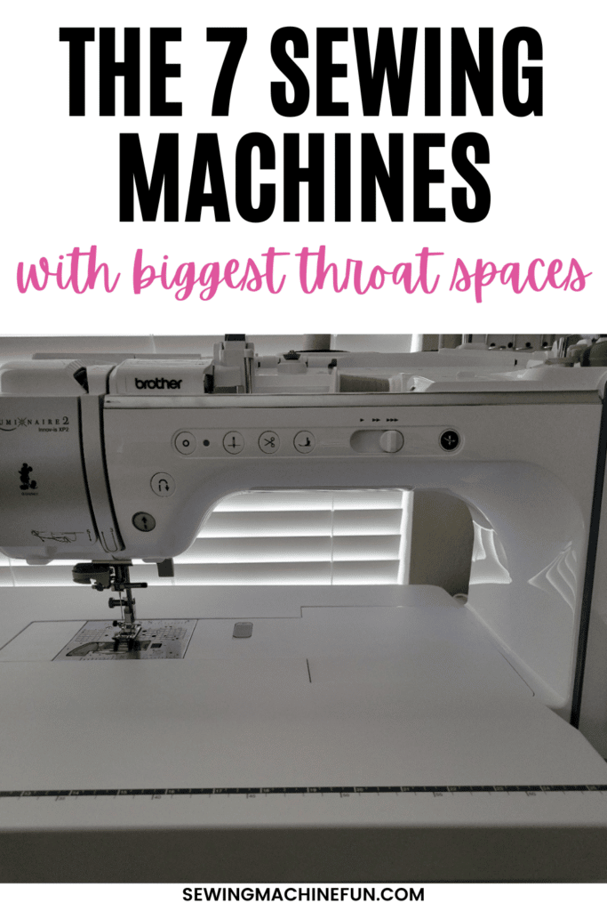 The 7 Largest Throat Sewing Machines For Quilting
