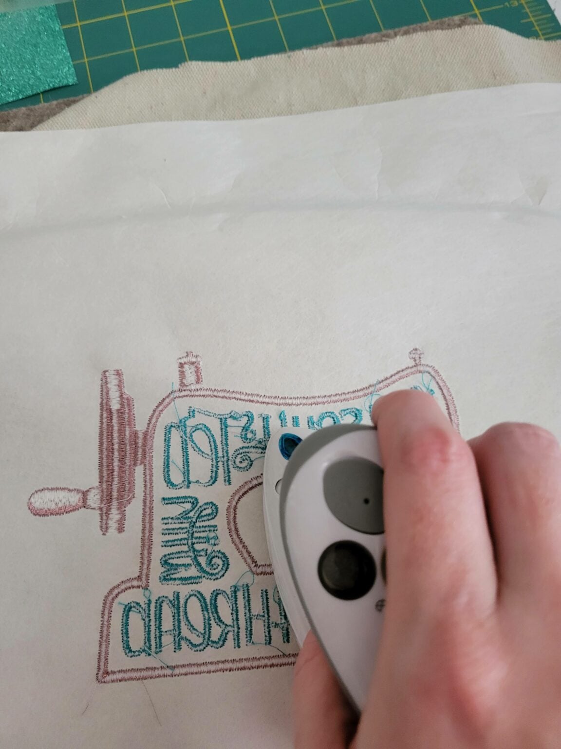 Machine Embroidery Applique With Heat-Transfer Vinyl (HTV)