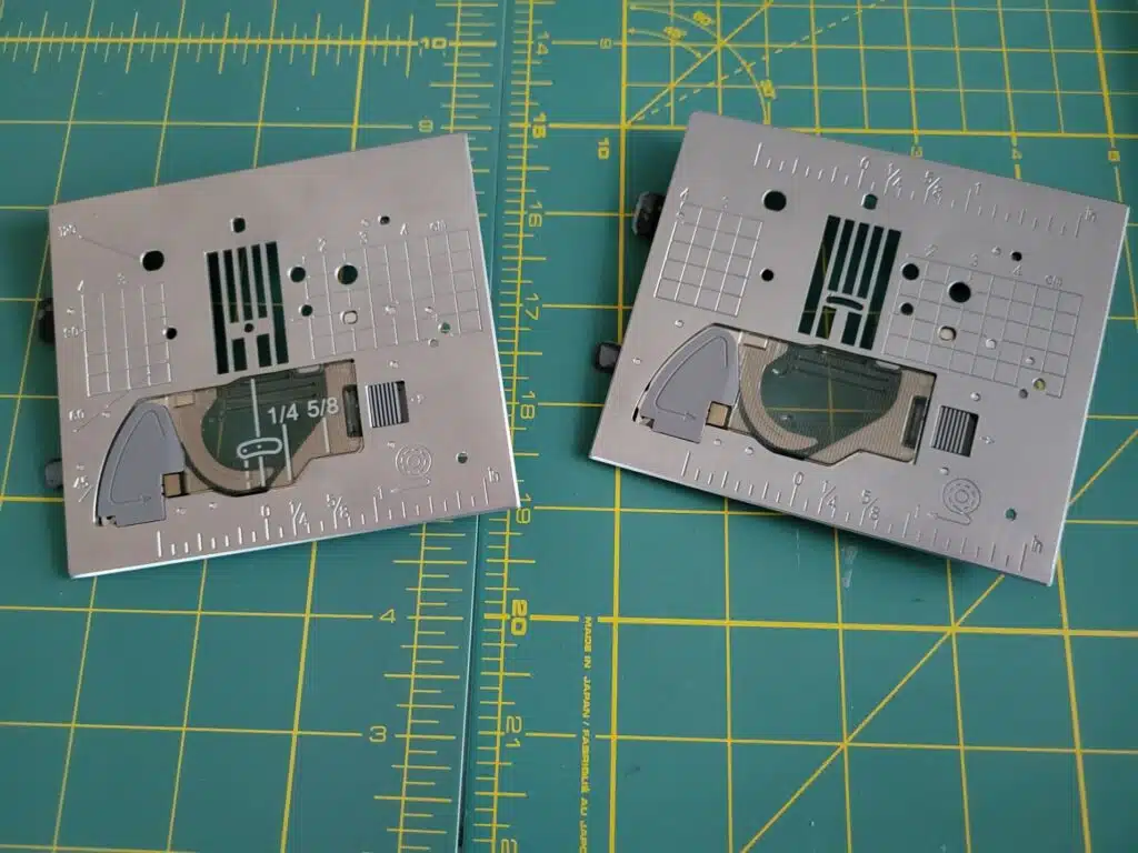 different needle plates