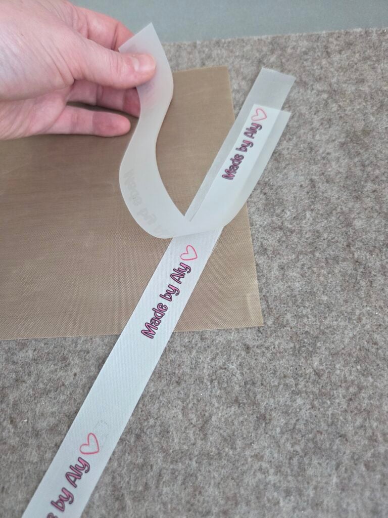 peel off film after cooled