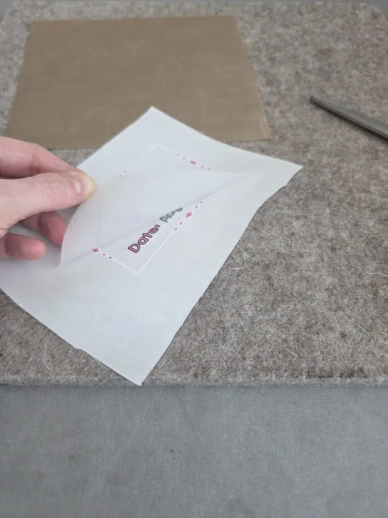 remove the plastic film