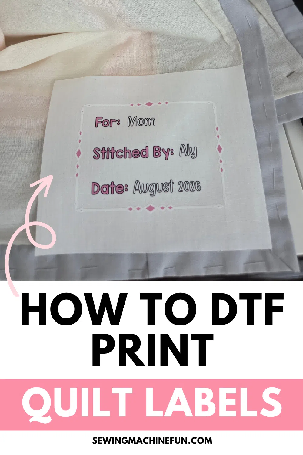 how to dtf print quilt labels