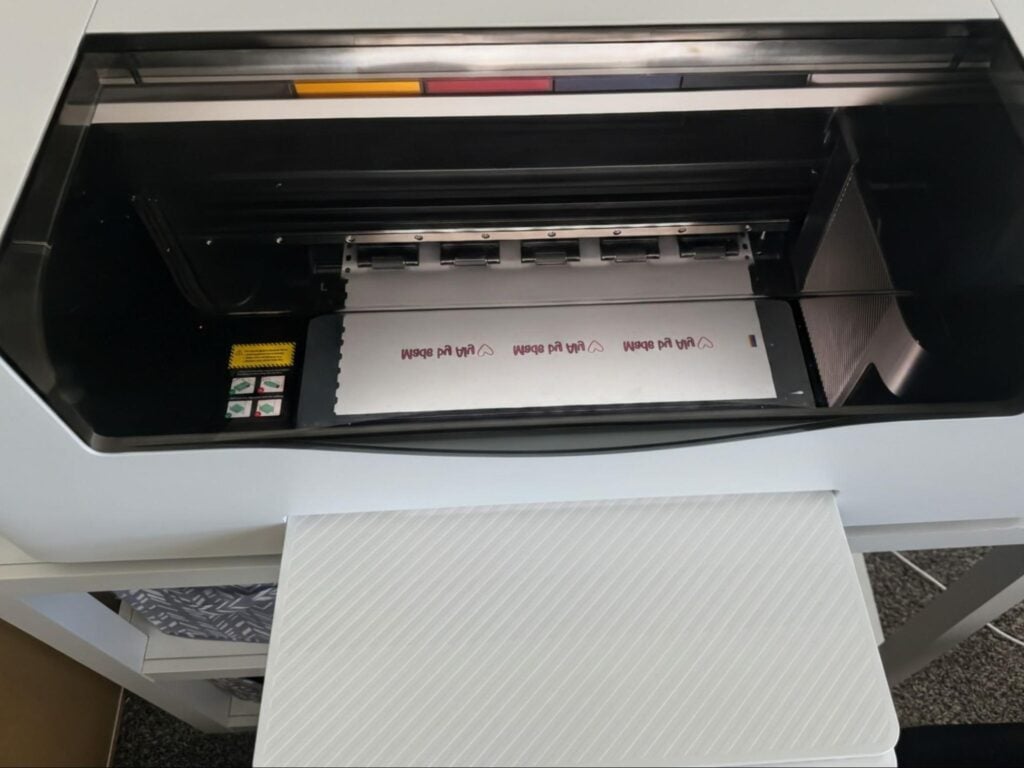 printing the dtf fabric labels