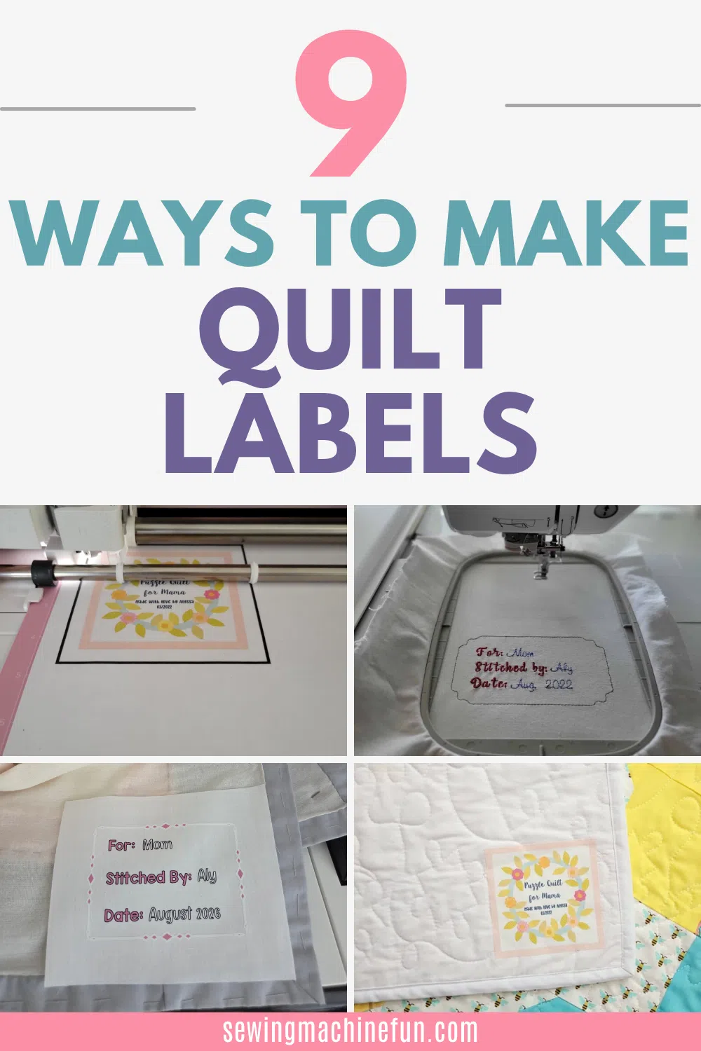 ways to make quilt labels
